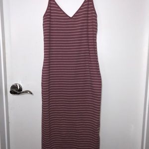 Cotton striped dress